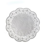 Wimex Decorative lace round, diameter 26 cm, white - 100 pcs - Cake Board