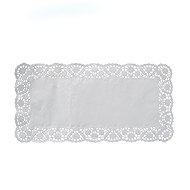 Wimex Decorative Doily 30 × 18cm, Rectangular, White - 100pcs - Cake Board