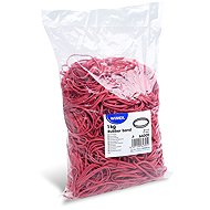 Wimex Rubber bands width 3 mm, diameter 5 cm, red - 1 kg - Hair Accessories