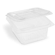 Wimex Plastic bowl with lid 500 ml, square - 50 pcs - Disposable Food Containers