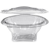Wimex Plastic bowl with lid 500 ml, round - 50 pcs - Disposable Food Containers