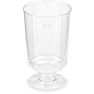 Wimex Kristallbecher auf Stiel 0,1 l, Durchmesser 51 mm - 15 Stk - Trinkbecher