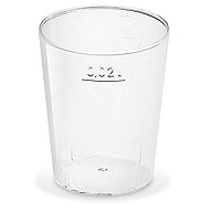 Wimex crystal shot glass 2 cl, diameter 37 mm - 50 pcs - Drinking Cup