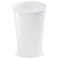 Wimex Plastic cup 0,3 l, diameter 78 mm, white - 100 pcs - Drinking Cup