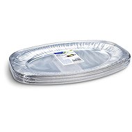 Wimex Aluminium tray 43 × 29 cm, oval - 10 pcs - Disposable Food Containers