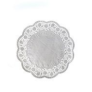Wimex Decorative lace diameter 20 cm, round, white, 100 pcs - Cake Board