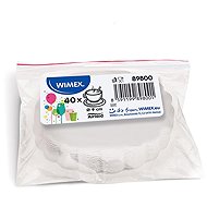 Wimex Premium paper rosette, diameter 9 cm, white, 40 pcs - Cake Board