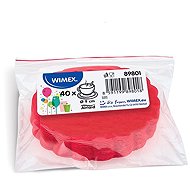 Wimex Premium paper rosette, diameter 9 cm, red, 40 pcs - Cake Board