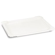 Wimex Papiertablett `3+`, 11 × 17 cm, weiß - 100 Stück - Teller-Set