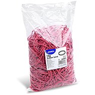 Wimex rubber bands, width 3 mm, diameter 8 cm, red - 1 kg - Hair Accessories