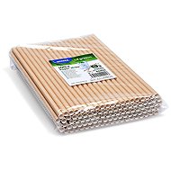 Wimex paper straw JUMBO 8 × 25 cm, kraft - 100 pcs. - Straw
