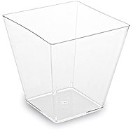 Wimex fingerfood cup crystal 60 ml, 50 × 50 × 45 mm, square - 50 pcs - Dessert Cup