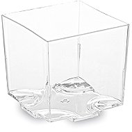Wimex fingerfood cup crystal 65 ml, 44 × 44 × 43 mm, square - 20 pcs - Dessert Cup