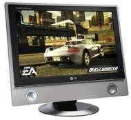 20,1" LCD LG M203WX-BZ s TV tunerem - stříbrno-černý (silver-black), 600:1, 300cd/m2, 12ms, 1680x105 - Television