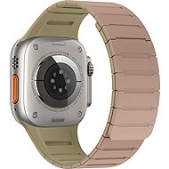 WowME Magnetic Loop pro Apple Watch 42mm / 44mm / 45mm / Ultra 49mm beige   - Watch Strap