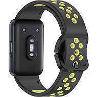WOWME Sporty for Samsung Galaxy Fit 3 Vibrant Yellow and Black - Watch Strap