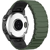 WowME Magnetic Loop pro Garmin QuickFit 26mm Olive Green - Watch Strap