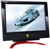 20" LCD TV Acer Ferrari F-20 CB, 800:1 kontrast, 300cd/m2, 8ms, 1680x1050, DVI, AV, repro, TCO99 - Television