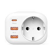 Wontravel - EU -> UK, 30W, white - Travel Adapter