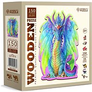 WOODEN CITY Wooden Puzzle Majestic Dragon 150 pieces - Jigsaw Puzzle