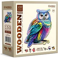 WOODEN CITY Wooden Puzzle Modern Owl 150 pieces - Jigsaw Puzzle