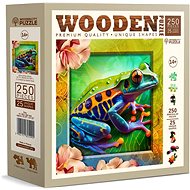 WOODEN CITY Wooden Puzzle Colorful Frog 250 pieces - Jigsaw Puzzle
