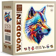 WOODEN CITY Wooden Puzzle Classy Wolf 250 pieces - Jigsaw Puzzle