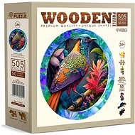 WOODEN CITY Wooden Puzzle Colorful Bird 505 pieces - Jigsaw Puzzle