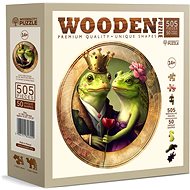 WOODEN CITY Wooden Puzzle Love and Frogs 505 pieces - Jigsaw Puzzle
