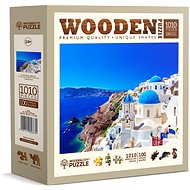 WOODEN CITY Wooden puzzle Santorini, Greece 1010 pieces - Jigsaw Puzzle