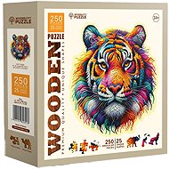 WOODEN CITY Wooden Puzzle Gentle Tiger 250 pieces - Jigsaw Puzzle