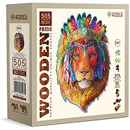 WOODEN CITY Wooden Puzzle Mystical Lion 505 pieces - Jigsaw Puzzle