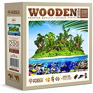 WOODEN CITY Wooden Puzzle Exotic Treasure Island 200 pieces - Jigsaw Puzzle