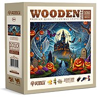WOODEN CITY Wooden puzzle Halloween castle 1010 pieces - Jigsaw Puzzle