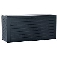 PROSPERPLAST Garden storage box WOODEBOX, anthracite 280 l - Garden Bbox