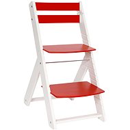Wood Partner growing chair VENDY white/red - Growing Chair
