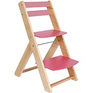 Wood Partner growing chair VENDY lacquer/pink - Growing Chair