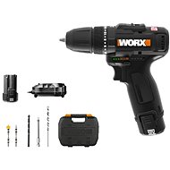 WORX Drill AKU 12V 38 Nm WX121 (2x2 Ah) + drill set 5pcs - Cordless Drill