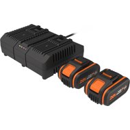 WORX WA3611 2 × AKU 4 Ah/ Dual charger 2 A - Charger and Spare Batteries