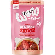 WOW Cat pocket Sauce Beef Adult 85 g - Cat Food Pouch