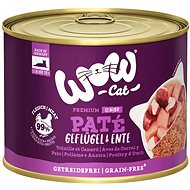 WOW Cat canned Paté Poultry with duck Senior 200 g - Canned Food for Cats