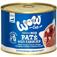 WOW Cat Canned Paté Venison with Rabbit Senior 200 g - Canned Food for Cats