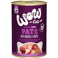 WOW Cat canned Paté Poultry with duck Senior 400 g - Canned Food for Cats