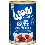WOW Cat canned Paté Venison with Rabbit Senior 400 g - Canned Food for Cats