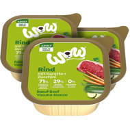 WOW Beef pate with carrot Adult 3 × 150 g - Pate for Dogs