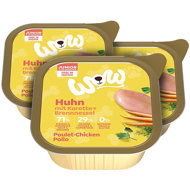 WOW pate Chicken with carrot Junior 3 × 150 g - Pate for Dogs
