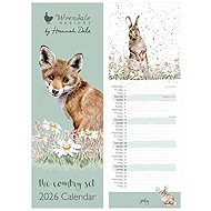 Wrendale Designs Kitchen Calendar 2026 Wild Animals and Pets - Wall Calendar