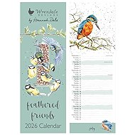 Wrendale Designs Kitchen Calendar 2026 Birds - Wall Calendar