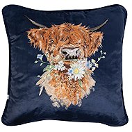 Wrendale Designs Embroidered Pillow Cow - Pillow