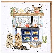 Wrendale Designs Wish Pets in the Kitchen - Greeting Card